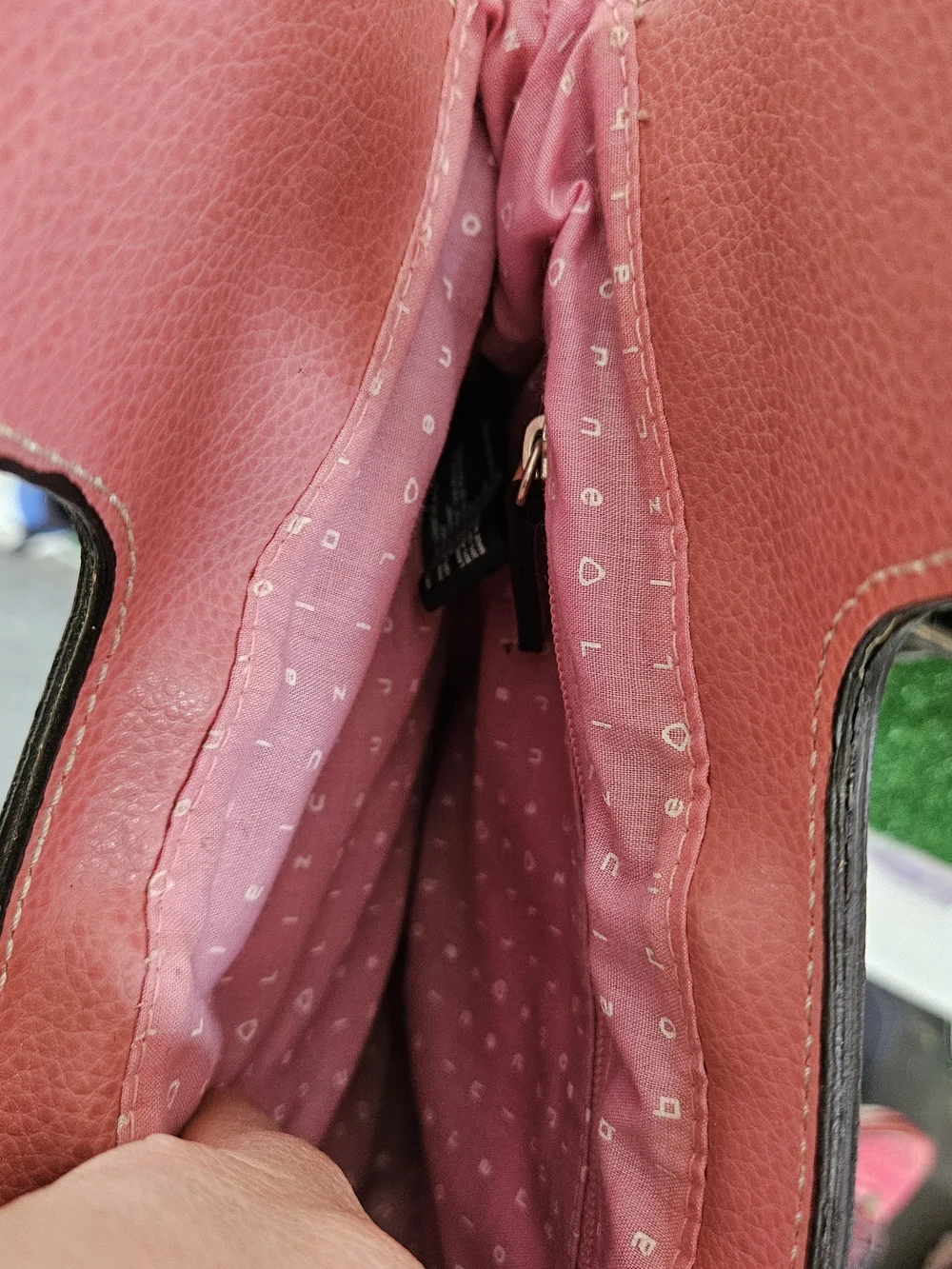 Vintage Liz Claiborne Woven Corn Husk Clutch Pink Leather Top Handle Bow Detail